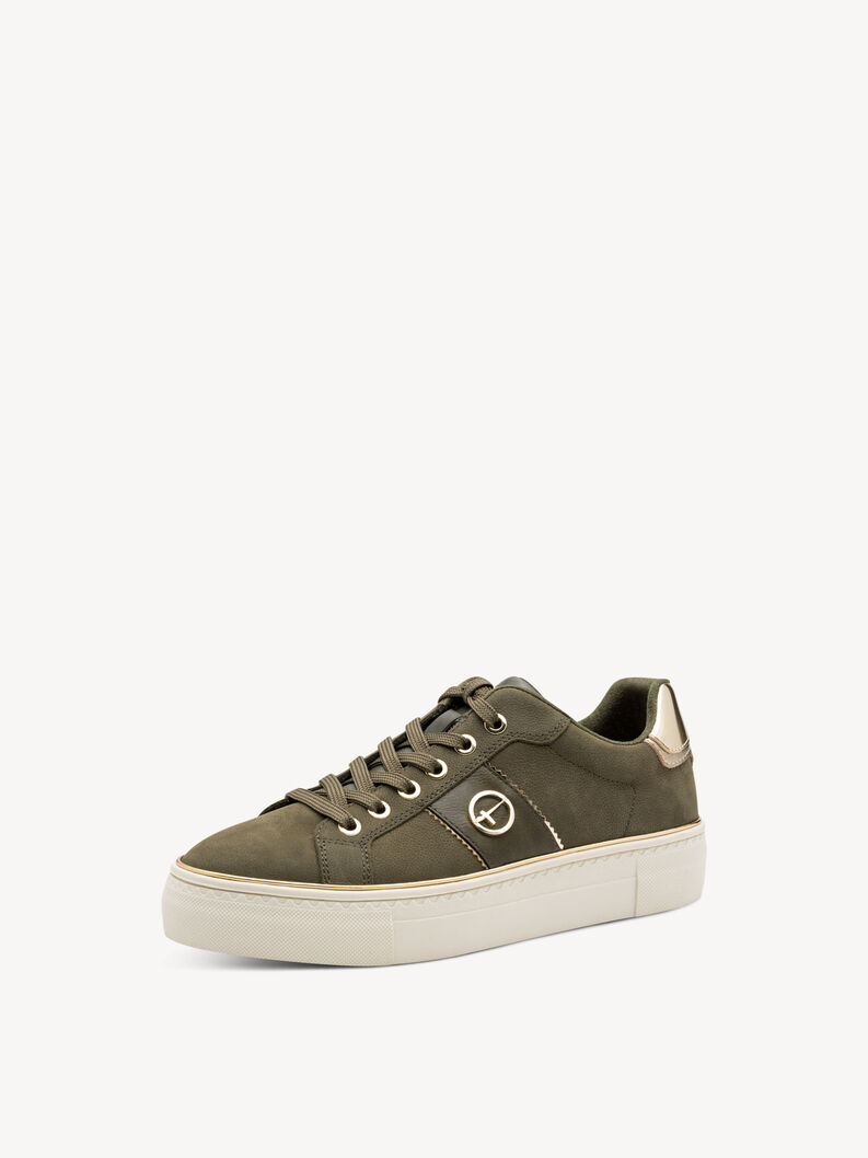 Sneaker - green, OLIVE NUBUC, hi-res