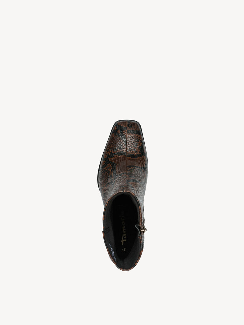 Bottine - marron, MOCCA SNAKE, hi-res