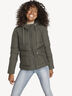 Quilted jacket - green warm lining, dunkel khaki, hi-res