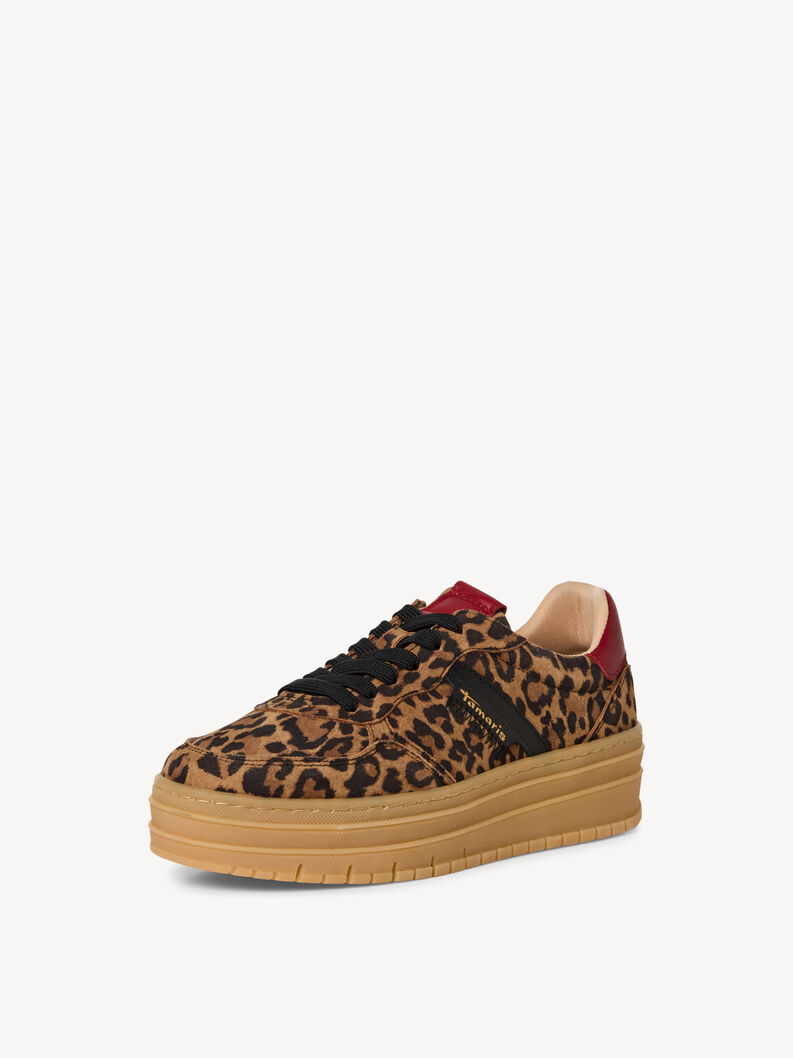 Ledersneaker - braun, LEOPARD COMB, hi-res