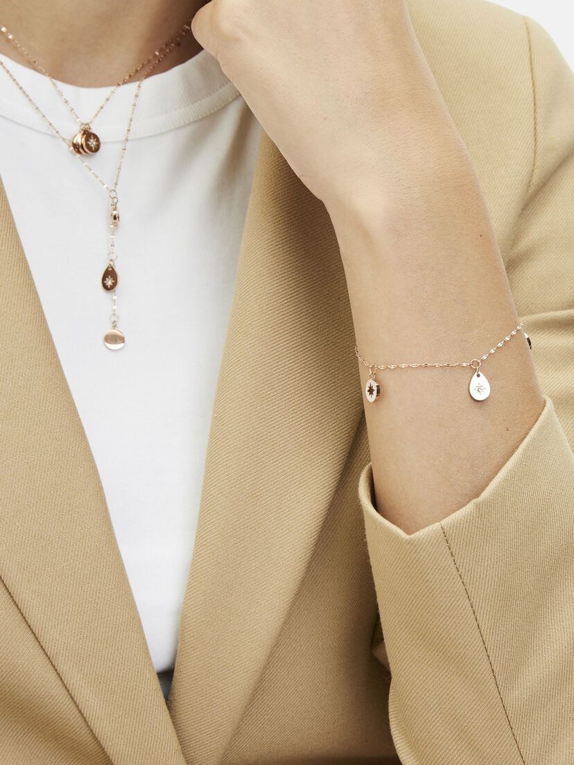 Halskettinge - rosegoud, ros&eacute;gold, hi-res