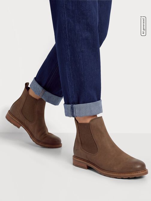 Chelsea boot, DUNE NUBUC, hi-res