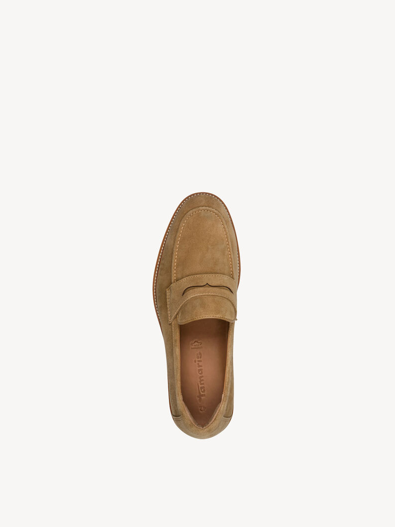 Leather Slipper - brown, TAN, hi-res