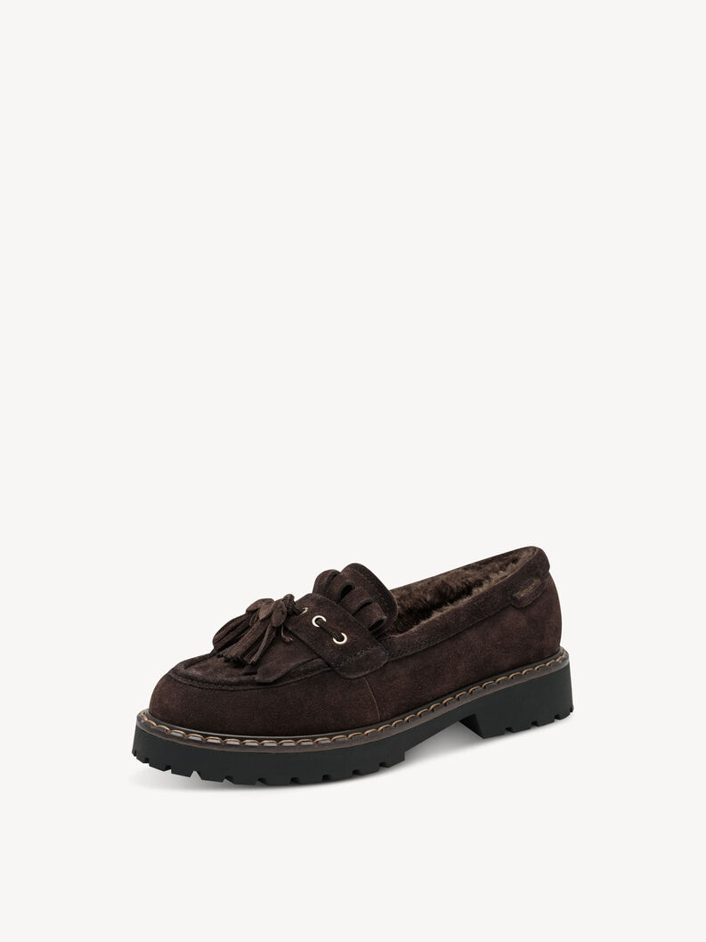 Lederslipper - braun, MOCCA, hi-res