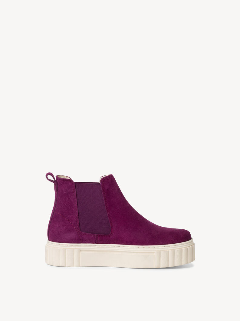 Leder Chelsea Boot - lila, PURPLE, hi-res
