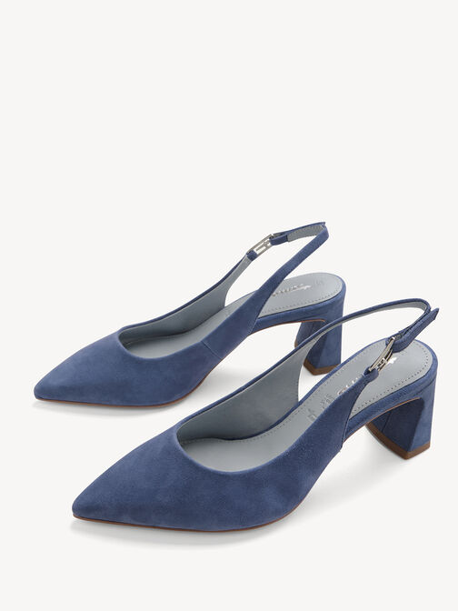 Slingpumps, BLUE, hi-res