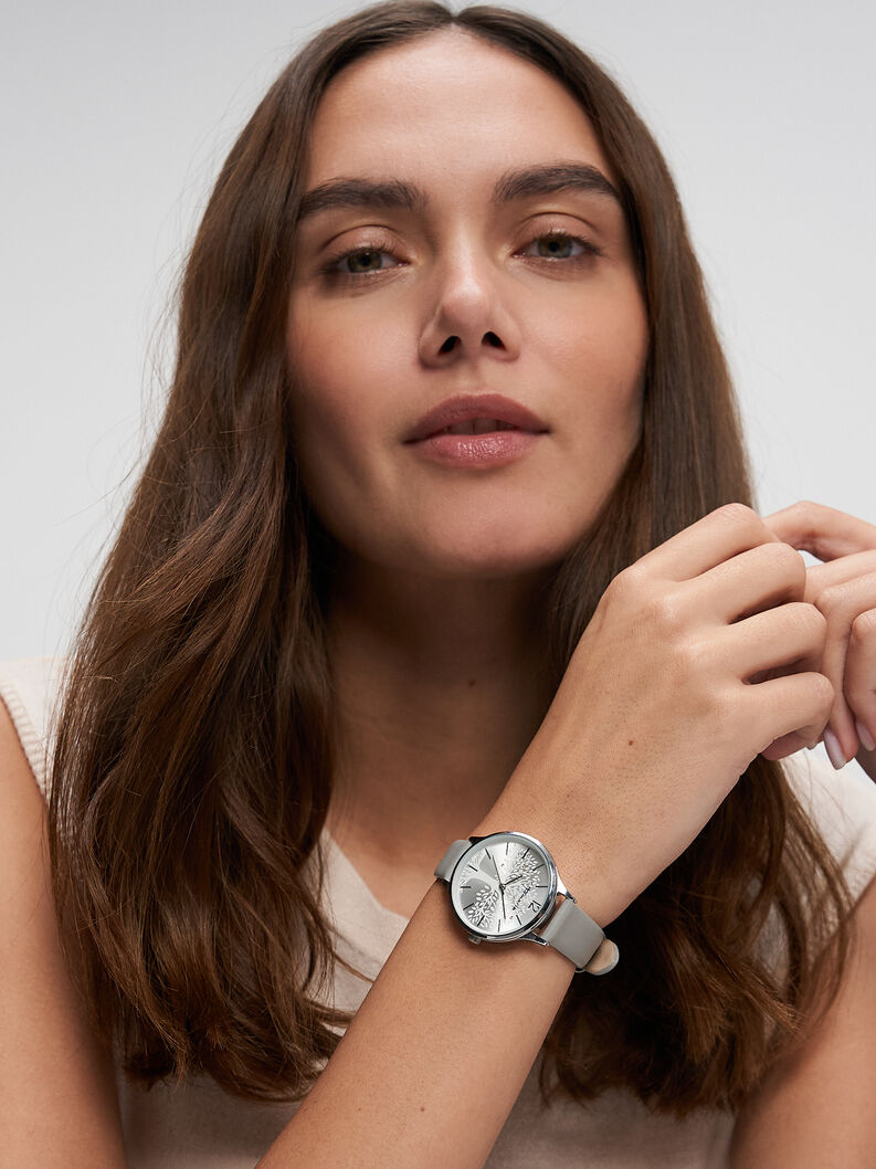 Montre - argent&eacute;s, silber-grau, hi-res