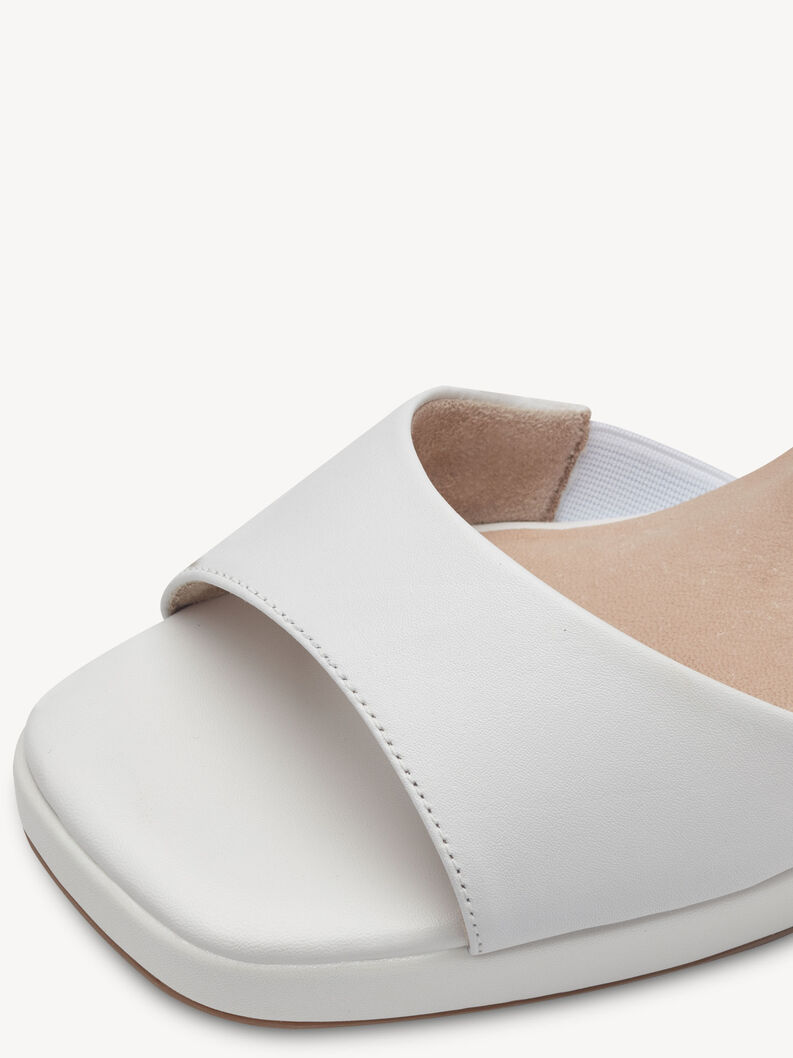 Ledersandalette - wei&szlig;, WHITE NAPPA, hi-res