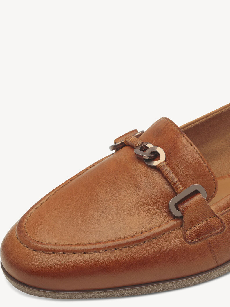 Slipper en cuir - marron, COGNAC LEATHER, hi-res