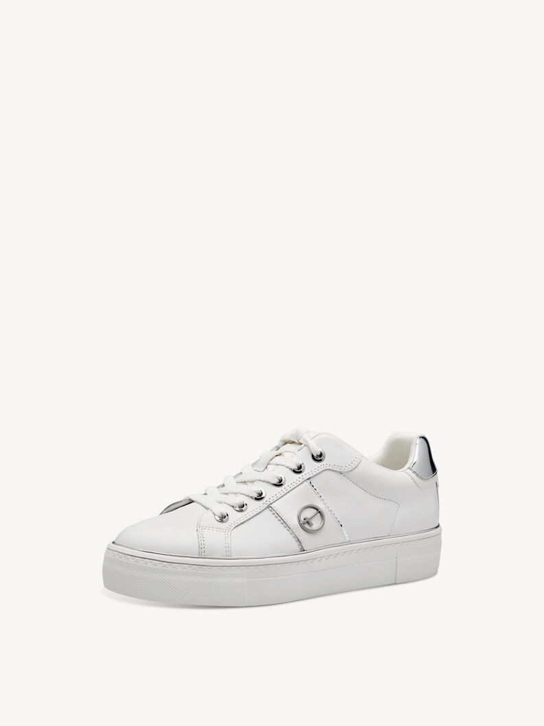 Sneaker - hvid, WHITE/SILVER, hi-res