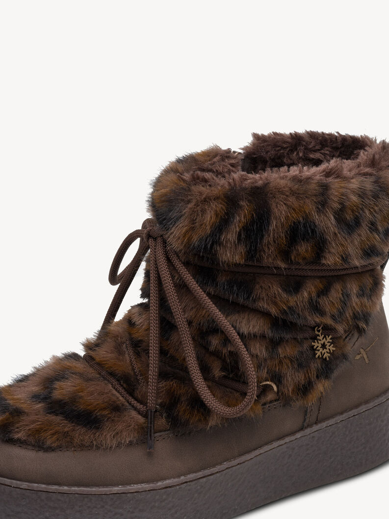 Stiefelette - braun Warmfutter, MOCCA/LEOPARD, hi-res
