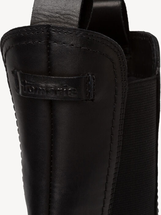 Chelseaboot, BLACK LEATHER, hi-res