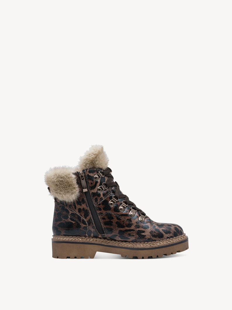 Stiefelette - braun Warmfutter, BROWN LEOPARD, hi-res
