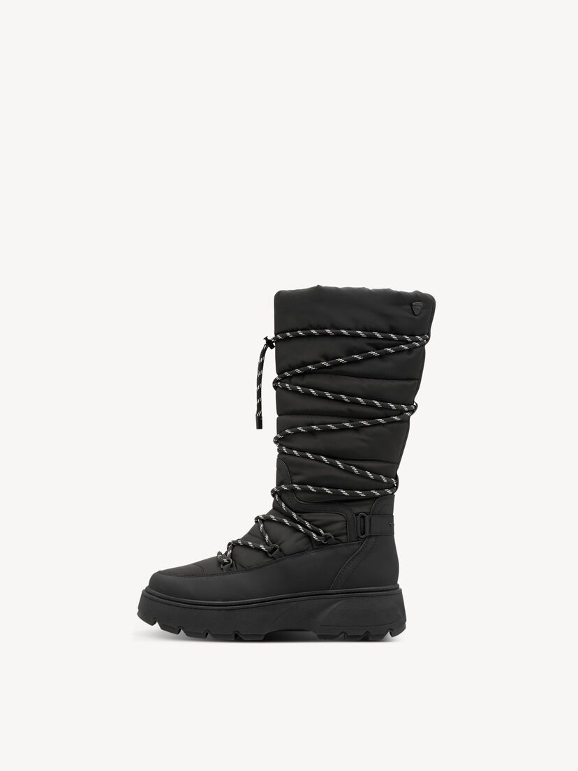 Laarzen - zwart warme voering, BLACK, hi-res