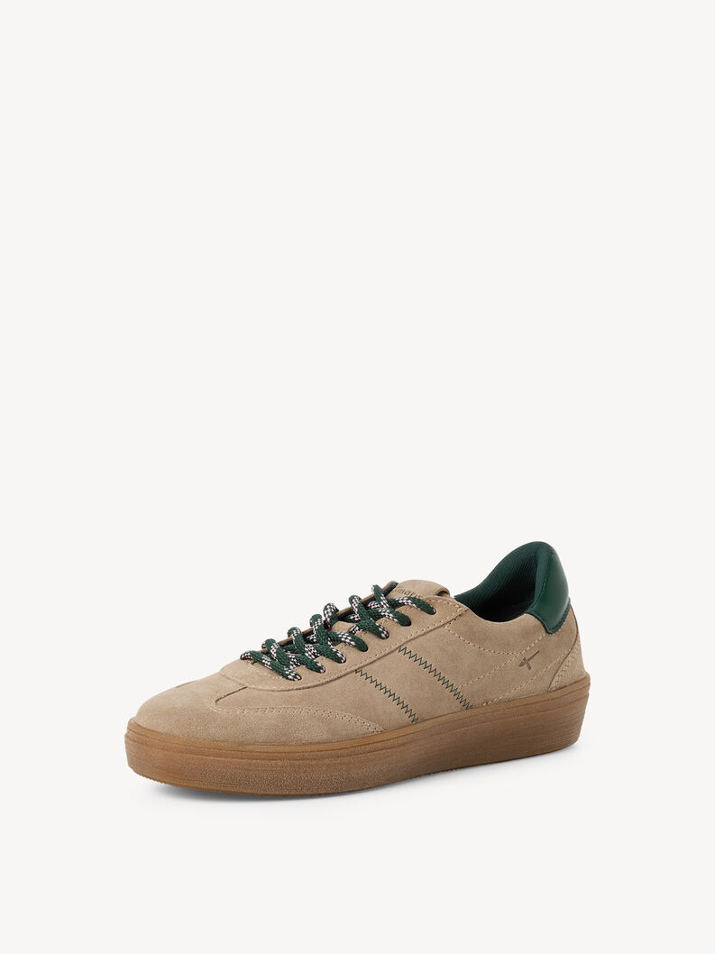 Ledersneaker - beige, BEIGE, hi-res