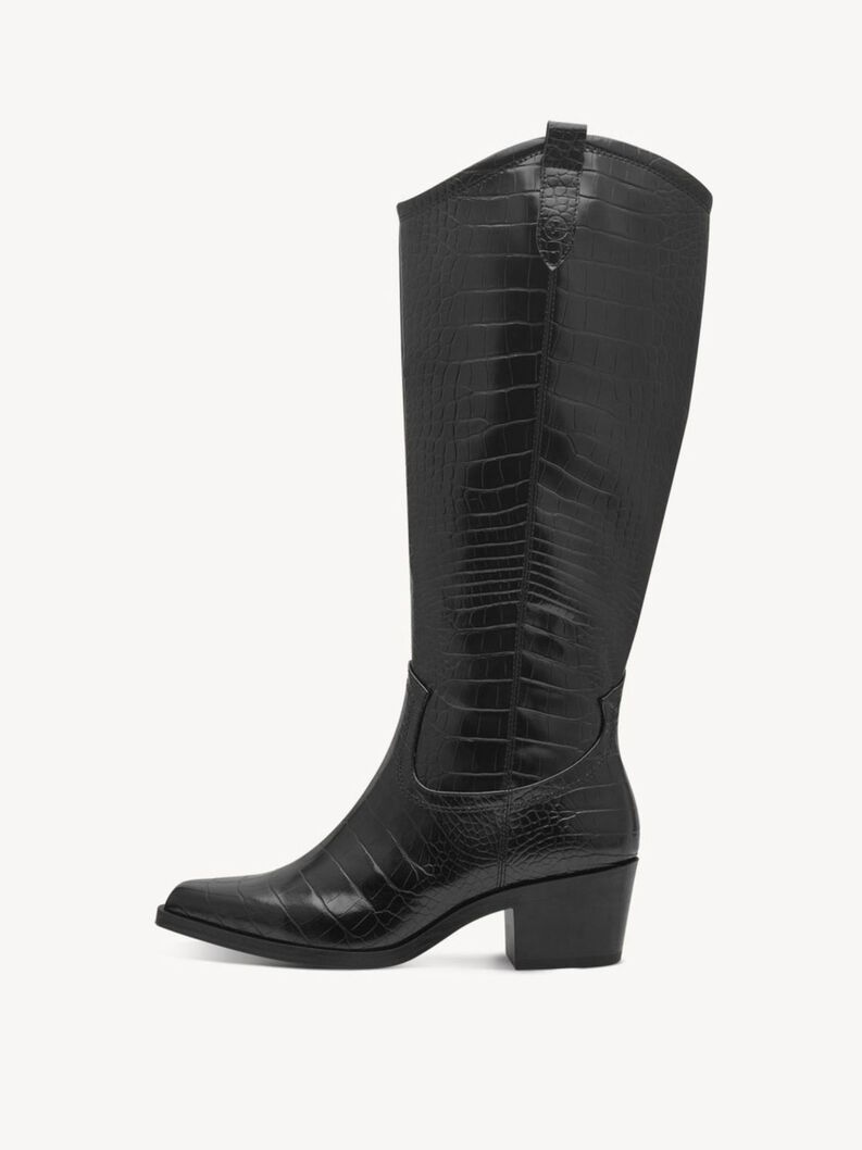 Boots - black, BLACK CROCO, hi-res