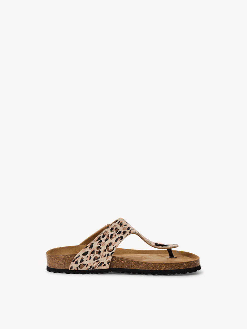 Slipper - beige, BEIGE/LEOPARD, hi-res