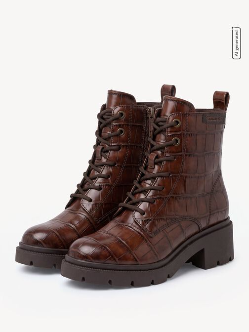 Stiefelette, COGNAC CROCO, hi-res
