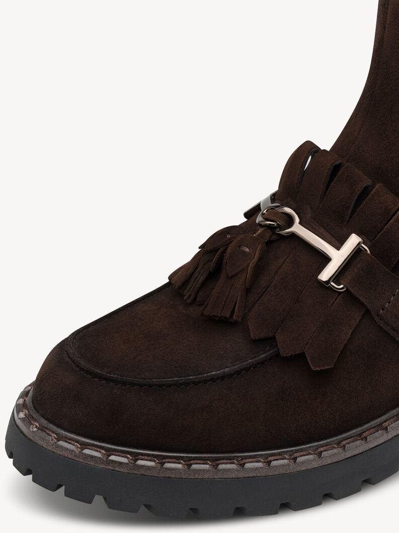 Lederstiefelette - braun, MOCCA, hi-res