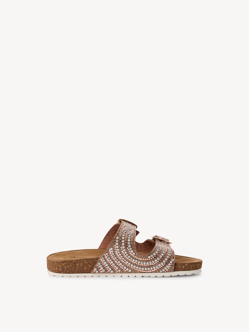 Leren Slipper - roze, ROSE GLAM, hi-res