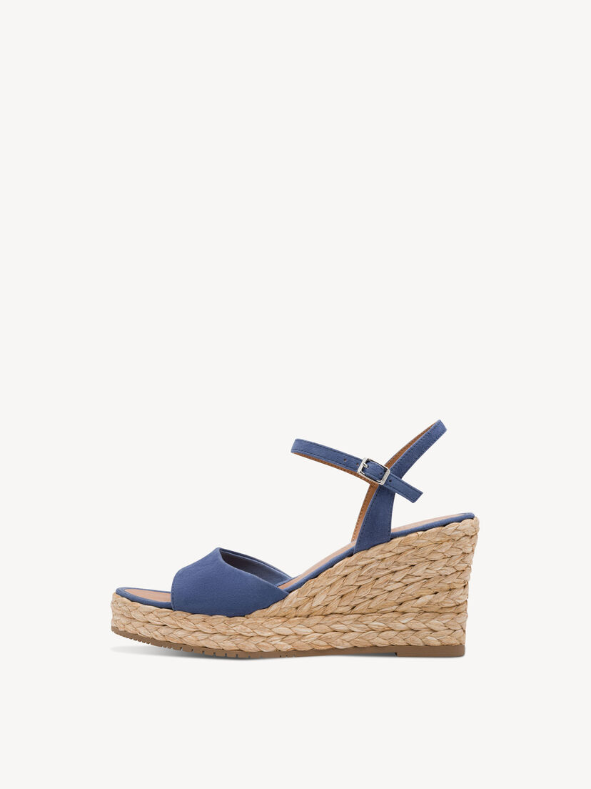 Leren Sandaaltje - blauw, BLUE, hi-res