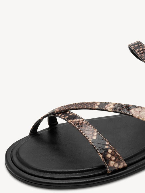 Sandal, BROWN SNAKE, hi-res