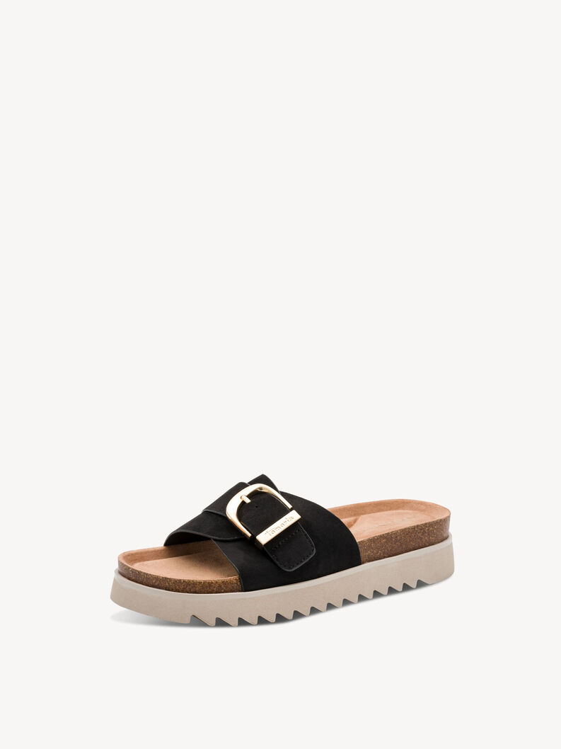 Pantolette - schwarz, BLACK, hi-res