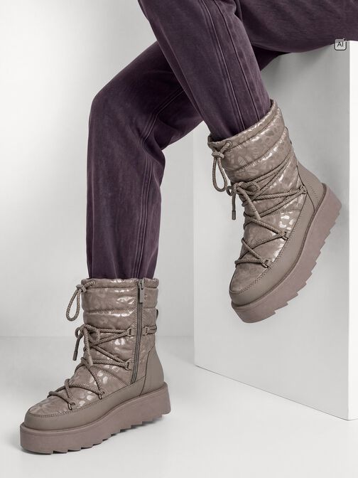 Stiefelette, GREY LEOPARD, hi-res