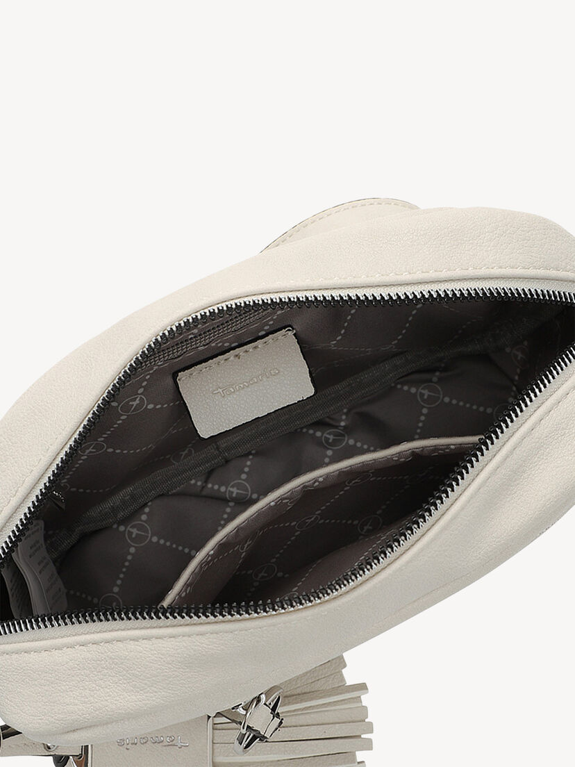 Schoudertas - grijs, ecru, hi-res