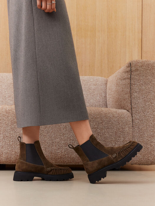 Chelseaboot, OLIVE, hi-res