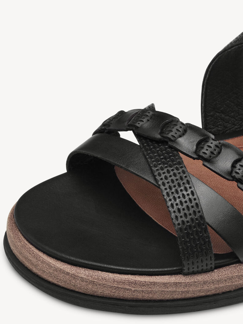 Sandale à talon - noir, BLACK, hi-res