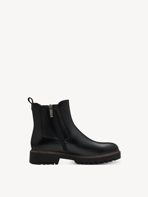 Chelsea boot, BLACK LEATHER, hi-res