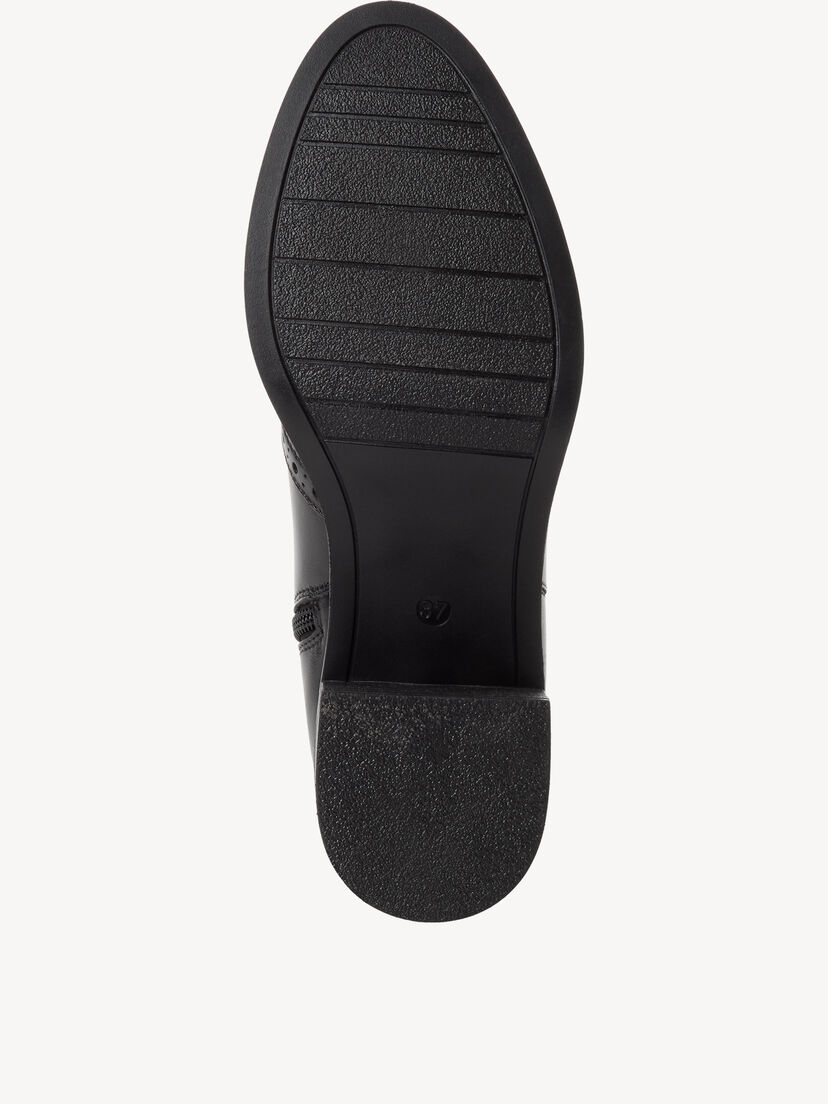 Leren Chelseaboot - zwart, BLACK LEATHER, hi-res