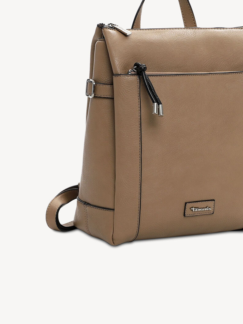 Backpack - brown, taupe, hi-res