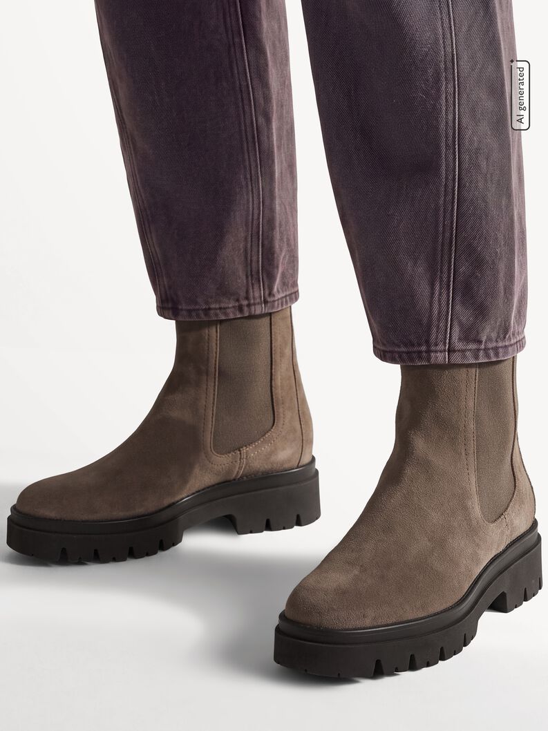 Chelsea boot, TAUPE SUEDE, hi-res