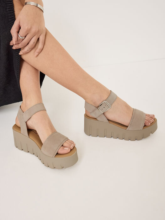Sandaaltje, TAUPE SUEDE, hi-res