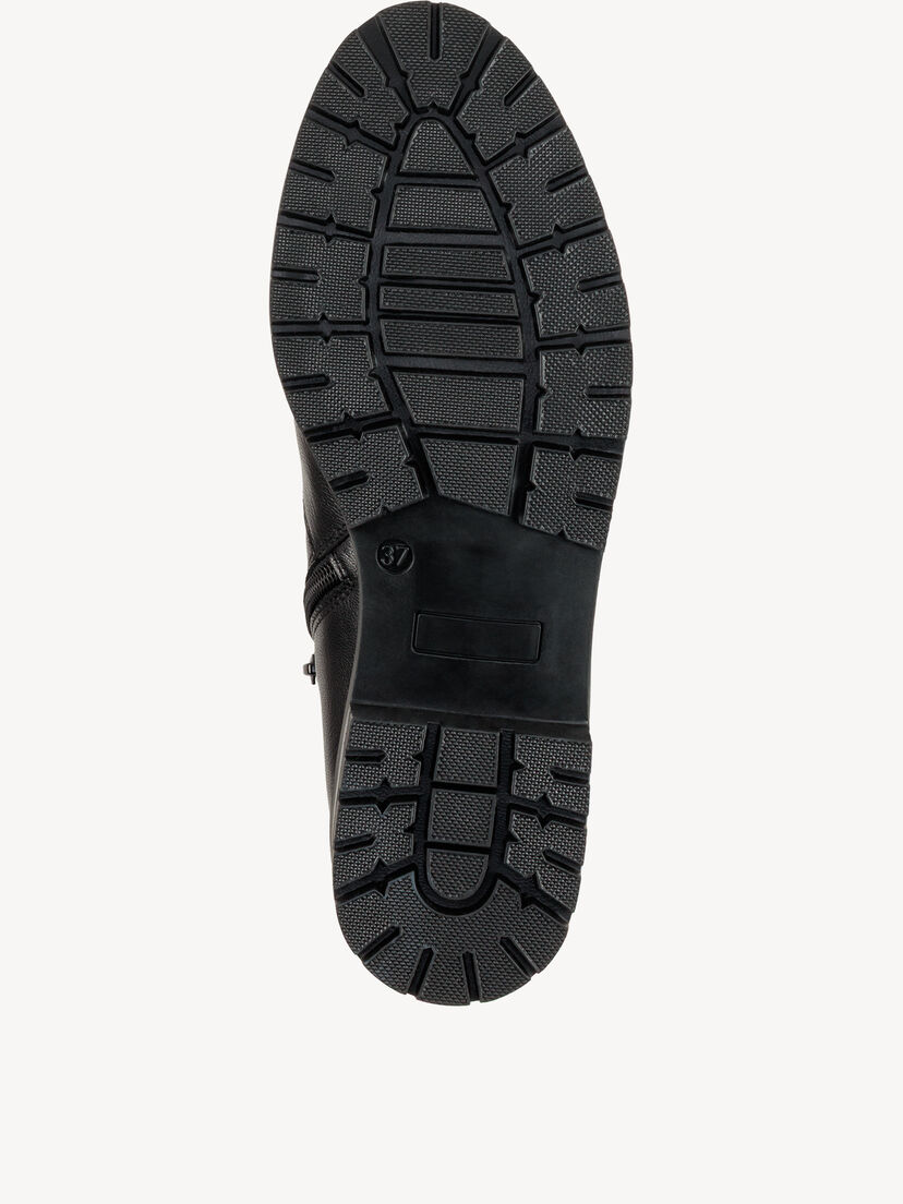 Leren Chelseaboot - zwart, BLACK, hi-res