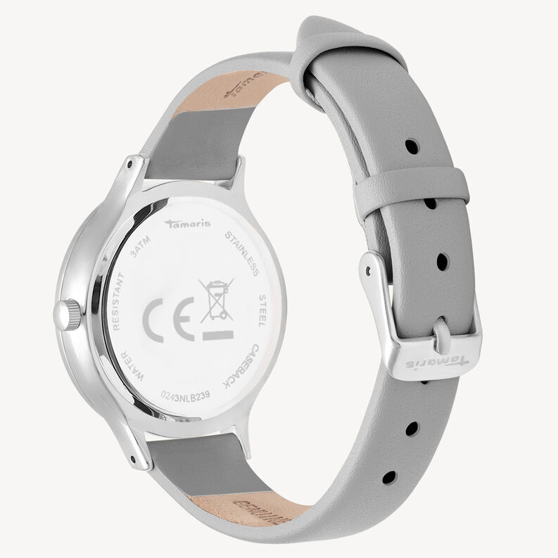 Horloge - zilver, silber-grau, hi-res