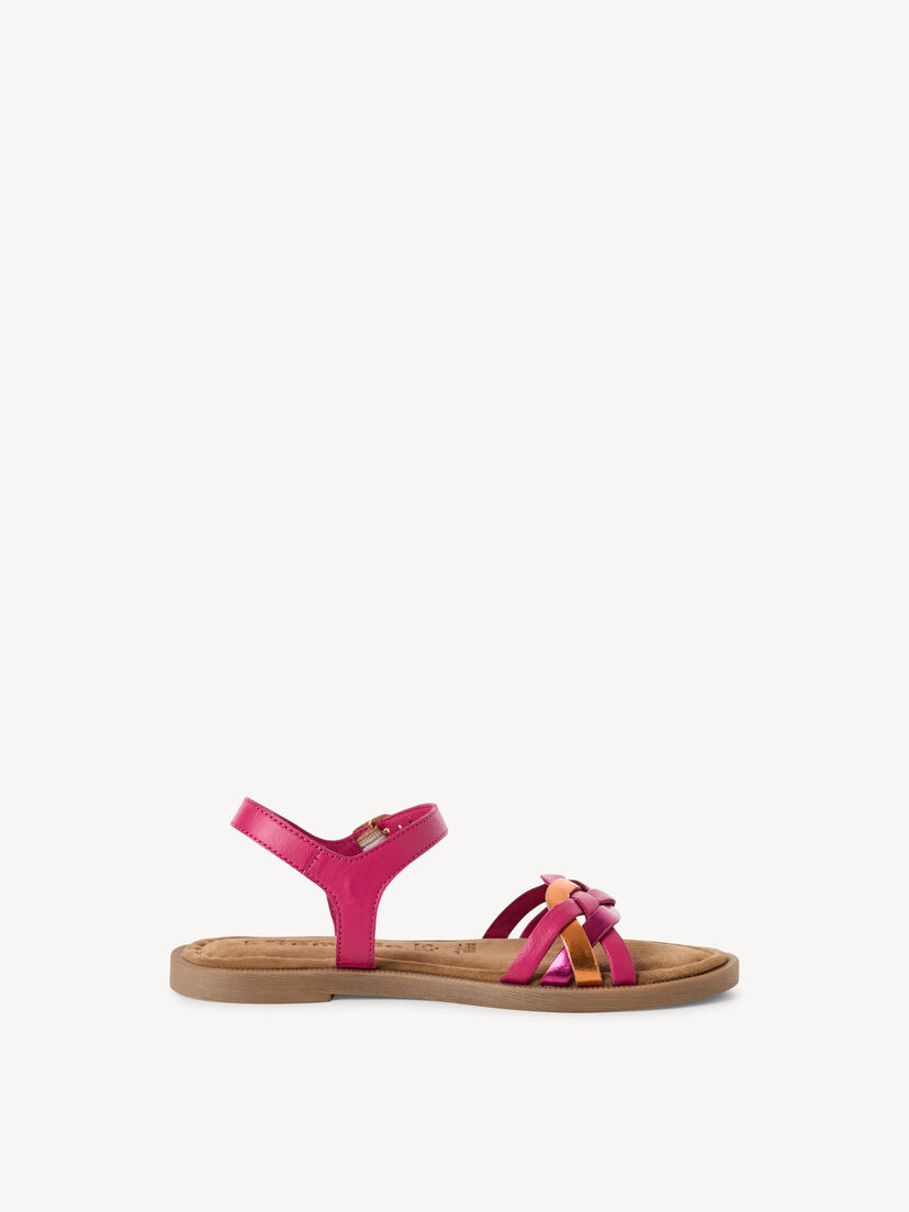 Leren Sandaal - pink, FUXIA COMB, hi-res