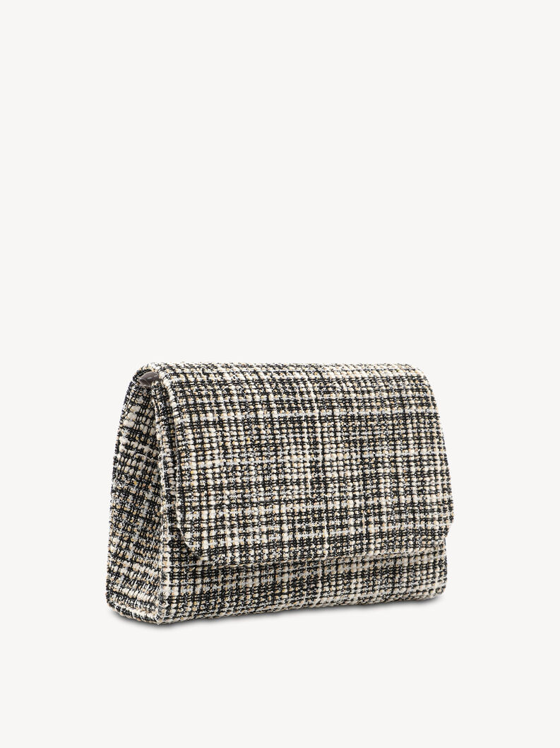 Clutch bag - black, black/beige, hi-res