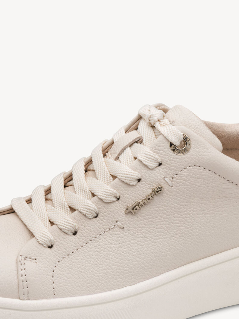 Ledersneaker - beige, IVORY LEATHER, hi-res