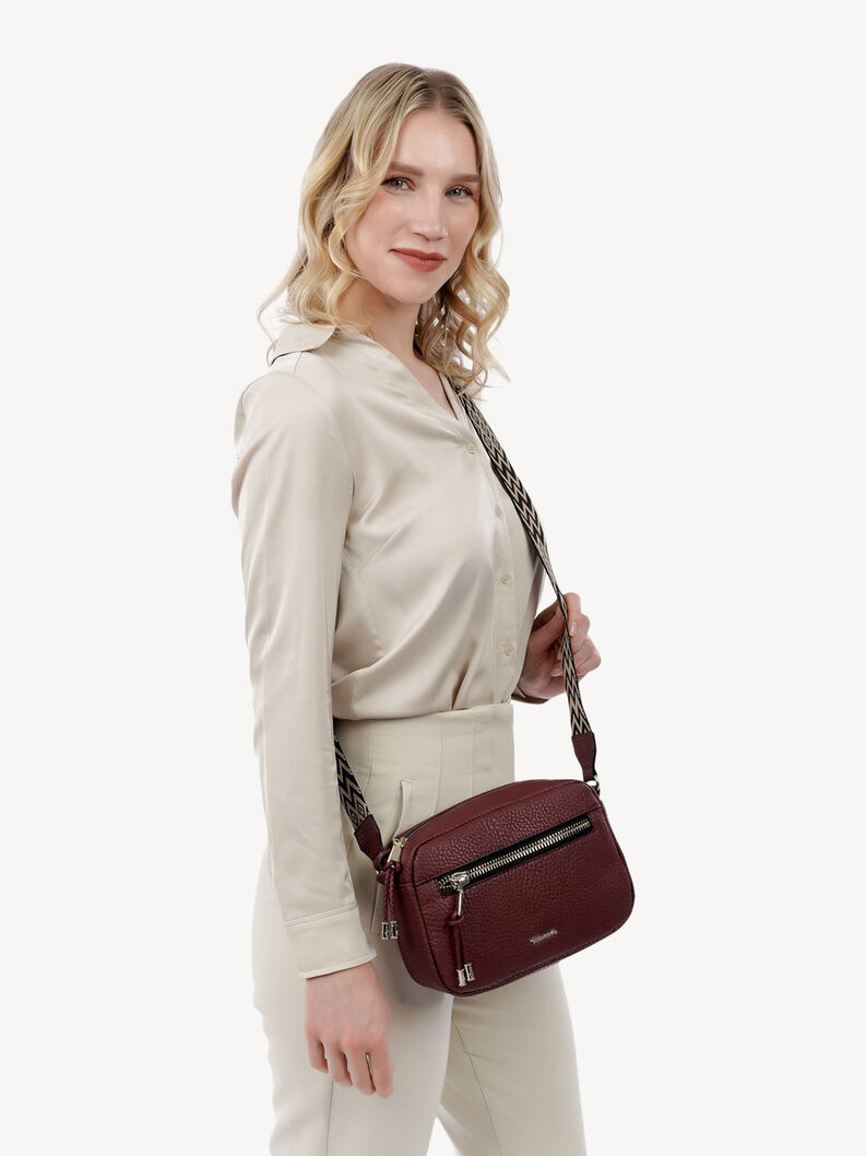 Umh&auml;ngetasche - rot, darkwine, hi-res