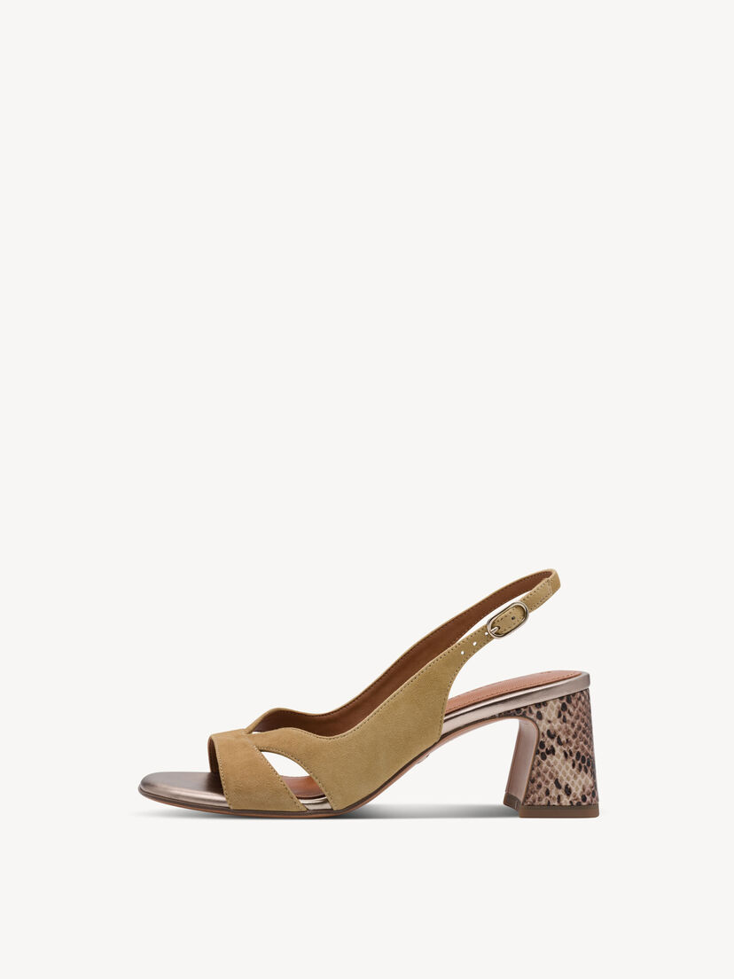 Leren Sandaaltje - beige, TAN COMB, hi-res