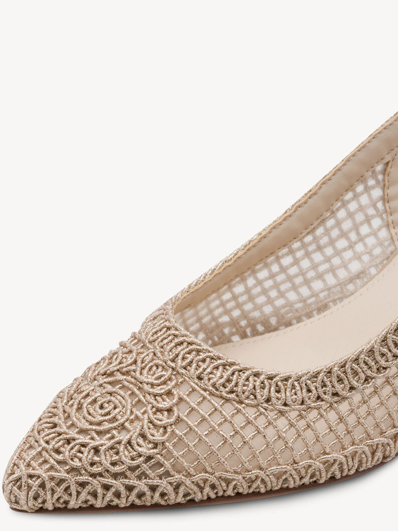 Slingpumps - metallic, LIGHT GOLD, hi-res