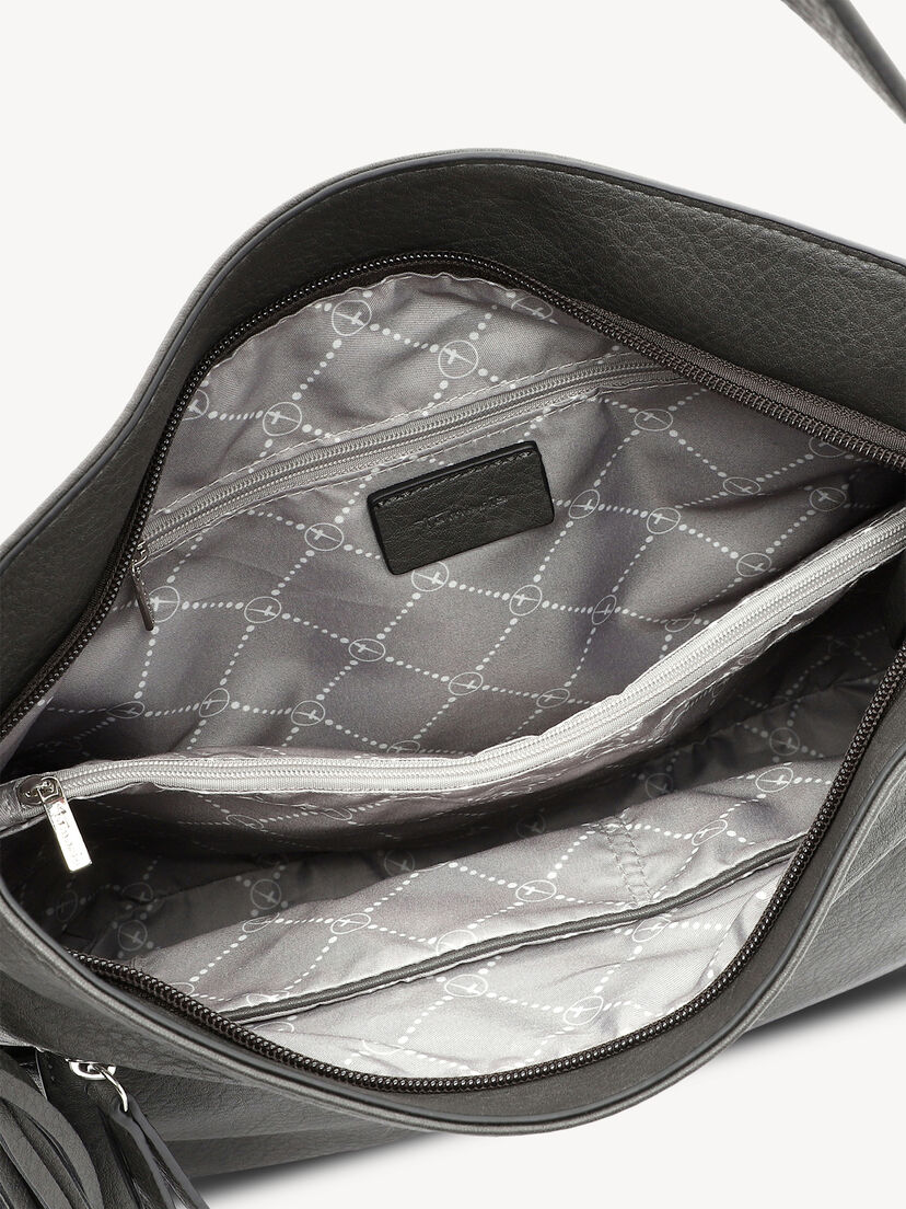 Handtas - grijs, darkgrey, hi-res