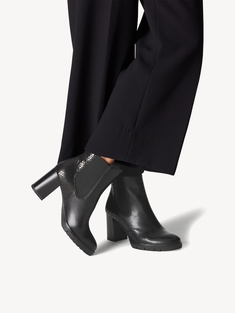 Chelsea Boot - schwarz, BLACK/STRUCT., hi-res