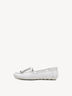 Leather Moccasin - white, WHITE LEATHER, hi-res