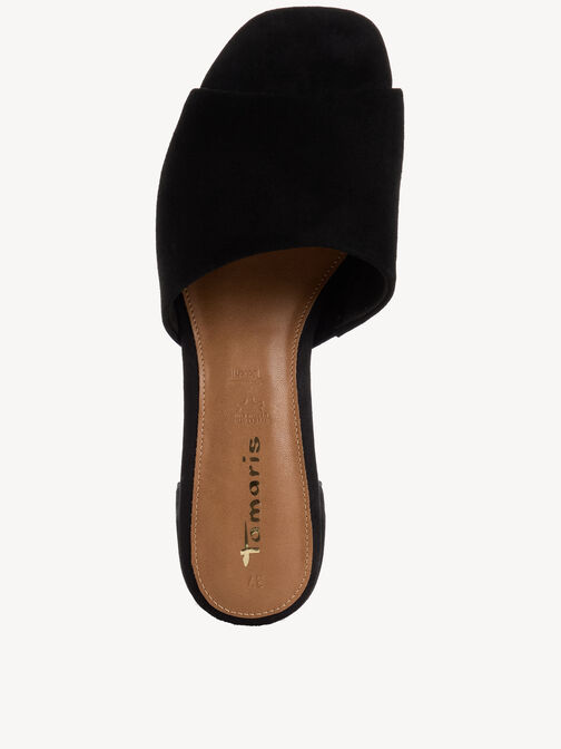 Pantolette, BLACK SUEDE, hi-res