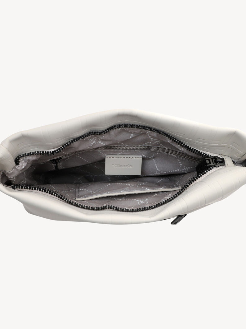 Borsa a tracolla - grigio, ecru, hi-res