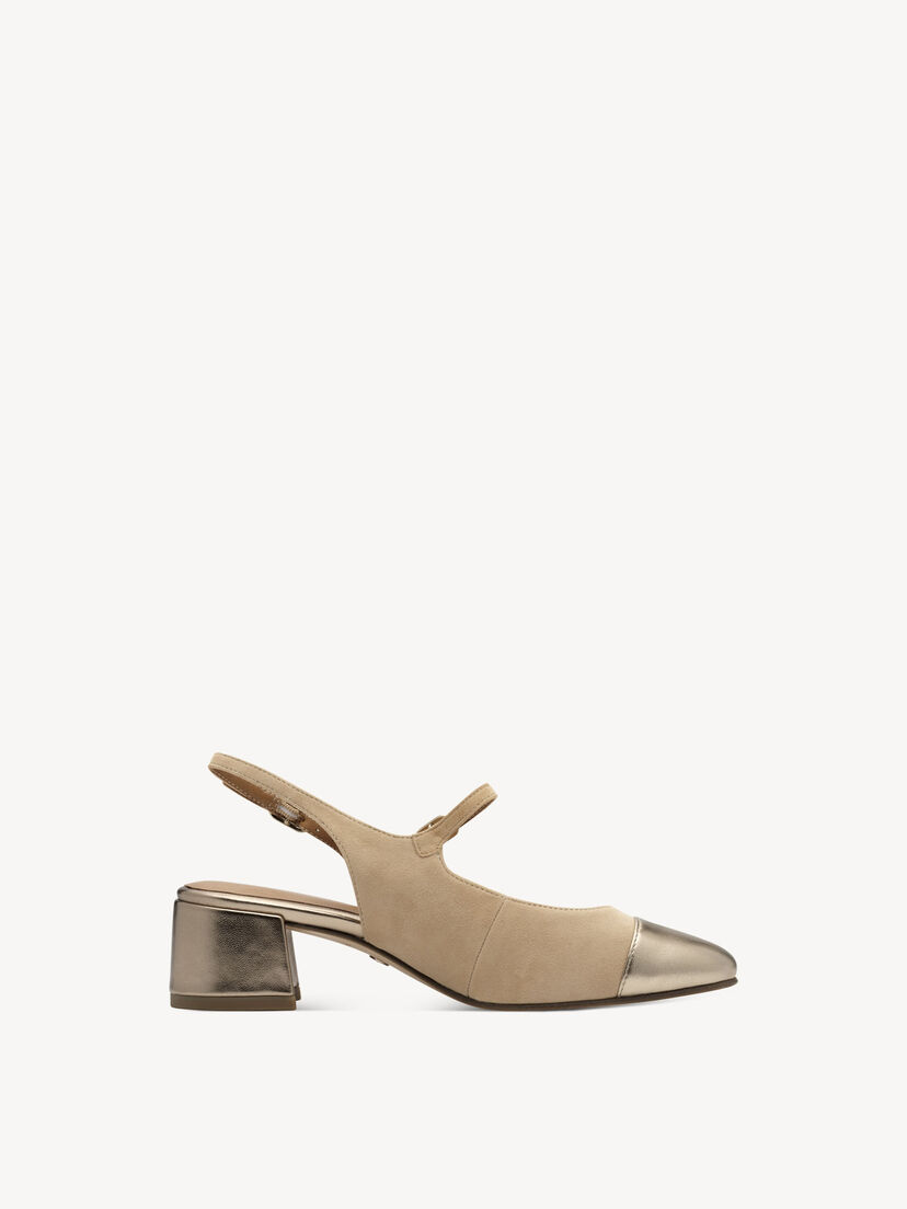 Slingpumps, TAN SUEDE, hi-res